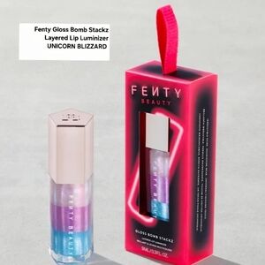 Fenty Gloss BOMB STACKZ Unicorn Blizzard/shimmering Irridescent Periwinkle. BNIB